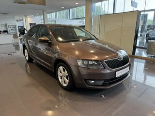 2014 Skoda Octavia III (A7), коричневый, 1140000 рублей, вид 3