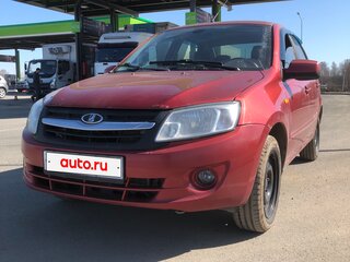 2013 Lada (ВАЗ) Granta I, серебристый, 380000 рублей, вид 1