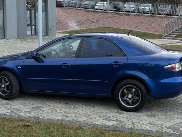 2006 Mazda 6 I (GG) Рестайлинг, синий, 350000 рублей - вид 6