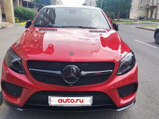 2015 Mercedes-Benz GLE Coupe 450 AMG I (C292), красный, 3777000 рублей, вид 1