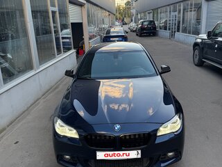 2014 BMW 5 серии 528i xDrive VI (F10/F11/F07) Рестайлинг, синий, 2500000 рублей, вид 3