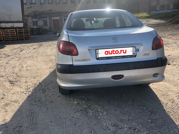 2008 Peugeot 206, серебристый - вид 6