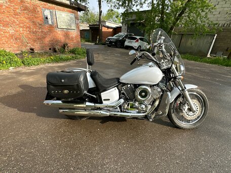 2006 Yamaha XVS1100, белый, 590000 рублей, вид 3