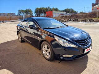 2010 Hyundai Sonata VI (YF), синий, 850000 рублей, вид 3
