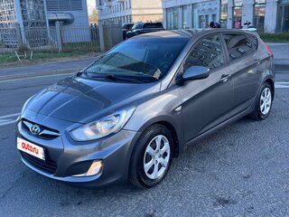 2011 Hyundai Solaris I, чёрный, 630000 рублей, вид 1