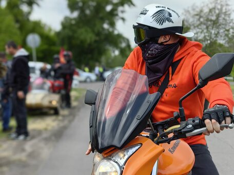 2011 Kawasaki ER-6N, оранжевый, 450000 рублей, вид 2