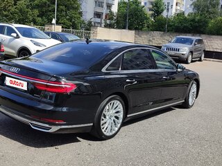 2019 Audi A8 Long 55 TFSI IV (D5), чёрный, 3700000 рублей, вид 4