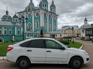 2015 Lada (ВАЗ) Granta I, белый, 250000 рублей, вид 2