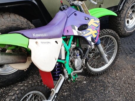 1997 Kawasaki KX 80, зелёный, 145000 рублей, вид 3