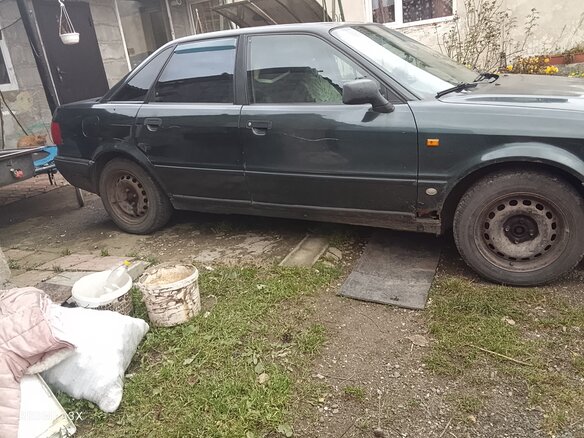 1994 Audi 80 V (B4), зелёный, 400000 рублей - вид 1