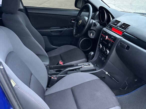 2008 Mazda 3 I (BK) Рестайлинг, синий, 600000 рублей - вид 26