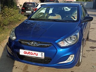 2013 Hyundai Solaris I, синий, 670000 рублей, вид 1