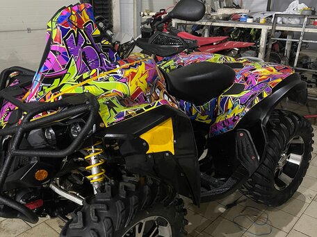2007 BRP Can-Am Renegade 800, жёлтый, 850000 рублей, вид 4