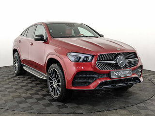 2021 Mercedes-Benz GLE Coupe 350 d II (C167), красный, 8230000 рублей, вид 3