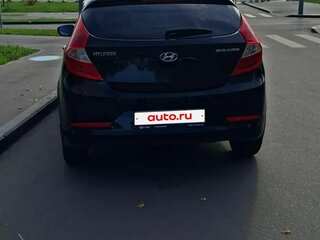 2014 Hyundai Solaris I Рестайлинг, чёрный, 710000 рублей, вид 5