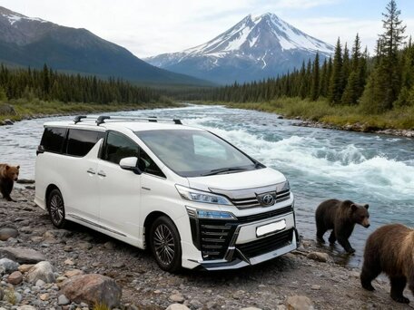 2018 Toyota Vellfire II Рестайлинг, белый, 4600000 рублей, вид 2