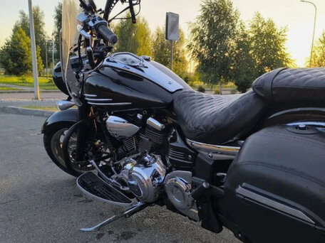 2005 Yamaha XV 1900, чёрный, 690000 рублей, вид 3