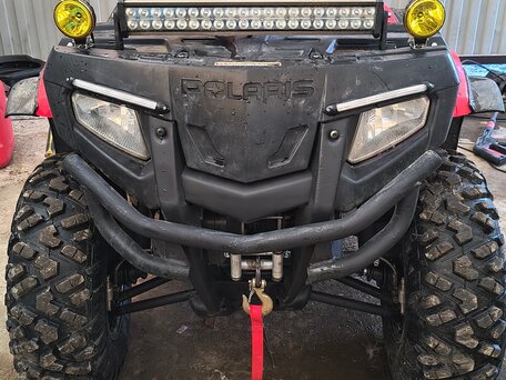 2006 Polaris Hawkeye 300, красный, 355000 рублей, вид 5