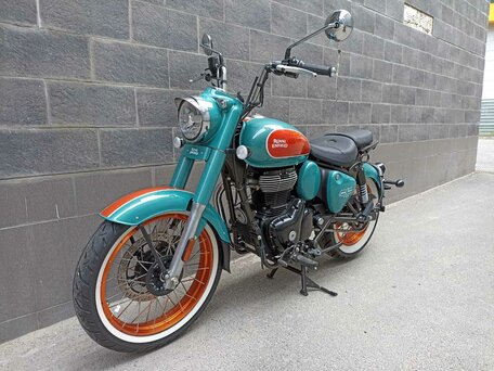 2026 Royal Enfield Goan Classic 350, голубой, 537000 рублей, вид 3