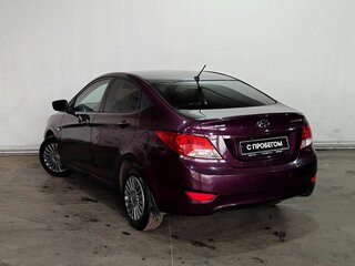 2012 Hyundai Solaris I, фиолетовый, 687000 рублей, вид 4