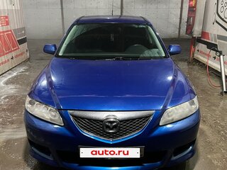 2005 Mazda 6 I (GG) Рестайлинг, синий, 350000 рублей, вид 1