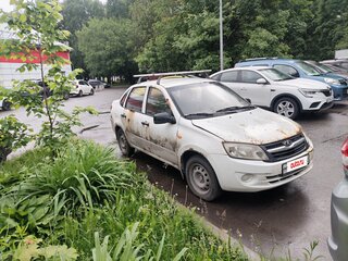 2012 Lada (ВАЗ) Granta I, белый, 160000 рублей, вид 1