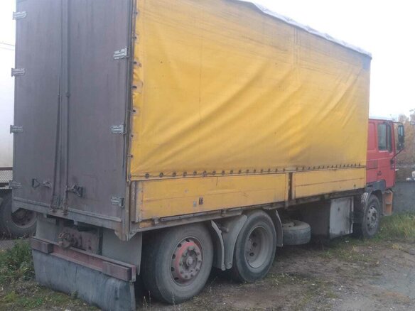 1987 MAN F (F7/F8/F9/F90), красный, 300000 рублей - вид 1
