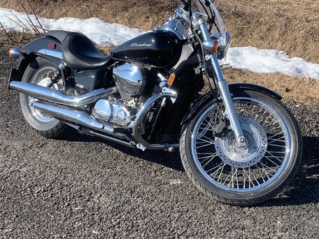 2008 Honda Shadow 750, чёрный, 590000 рублей, вид 4