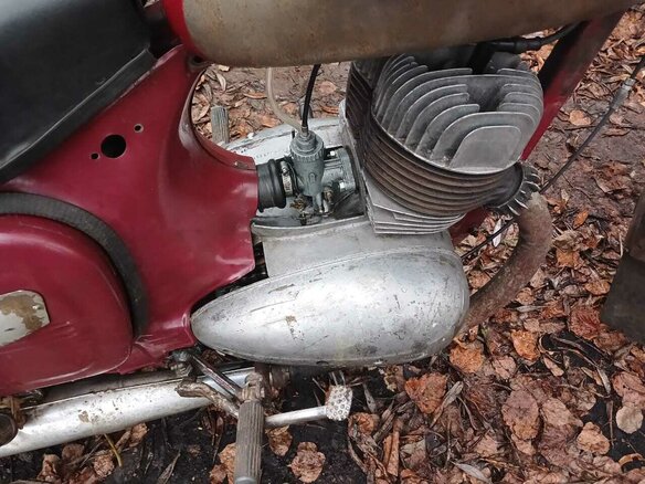 1965 Jawa 350/360, красный, 55000 рублей - вид 5
