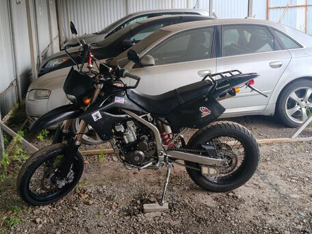 2004 Kawasaki D-tracker 250, чёрный, 270000 рублей, вид 3