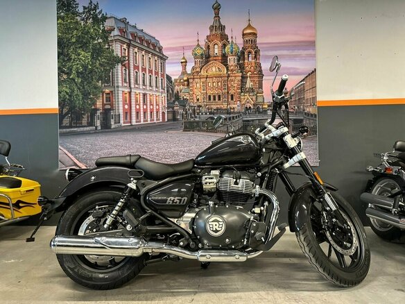 2025 Royal Enfield Super Meteor, чёрный, 755000 рублей - вид 8