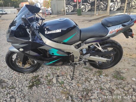 2001 Kawasaki ZX-9R Ninja, чёрный, 360000 рублей, вид 1