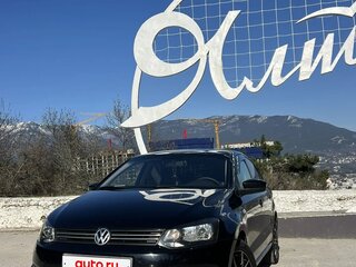 2013 Volkswagen Polo V, чёрный, 755000 рублей, вид 4