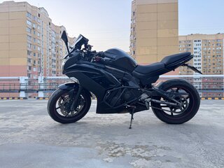 2012 Kawasaki ER-6F (Ninja 650R), чёрный, 380000 рублей, вид 2