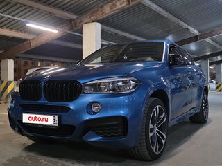 2019 BMW X6 30d II (F16), голубой, 5499000 рублей, вид 1