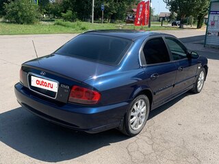 2007 Hyundai Sonata ТагАЗ IV (EF) Рестайлинг, синий, 500000 рублей, вид 5