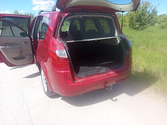 2009 Renault Scenic II Рестайлинг, красный, 598000 рублей - вид 11