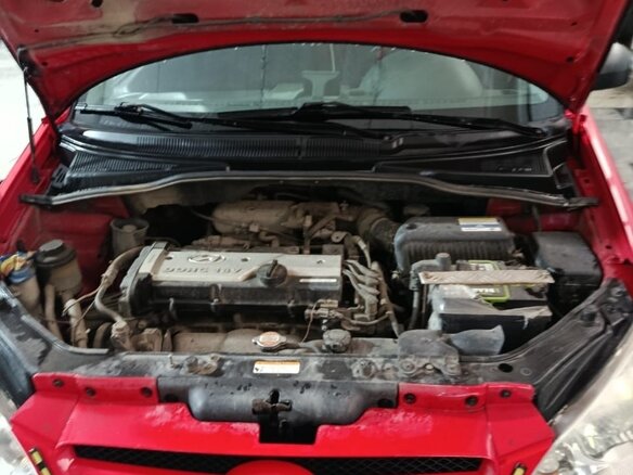 2008 Hyundai Getz I Рестайлинг, красный, 400000 рублей - вид 9