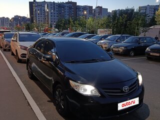 2011 Toyota Corolla X (E140, E150) Рестайлинг, чёрный, 890000 рублей, вид 1