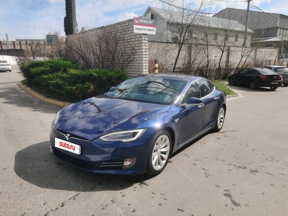 2016 Tesla Model S 75D I Рестайлинг, синий, 2750000 рублей