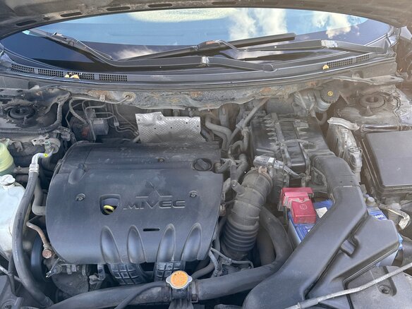 2008 Mitsubishi Lancer X, чёрный, 450000 рублей - вид 7
