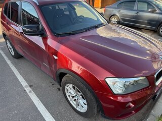 2011 BMW X3 20d xDrive II (F25), красный, 1650000 рублей, вид 2