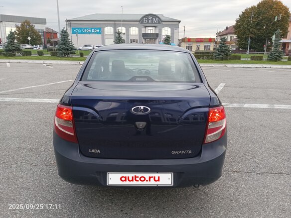 2014 Lada (ВАЗ) Granta I, синий, 395000 рублей - вид 7