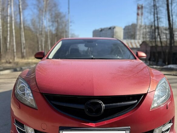 2008 Mazda 6 II (GH), красный, 650000 рублей - вид 1
