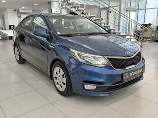 2016 Kia Rio III Рестайлинг, синий, 920000 рублей, вид 3