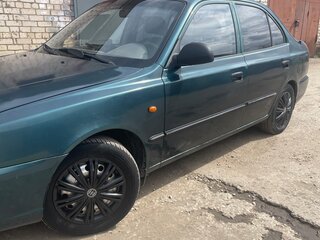 2003 Hyundai Accent II, зелёный, 250000 рублей, вид 3
