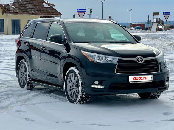 2014 Toyota Highlander III (XU50), чёрный, 3400000 рублей - вид 3