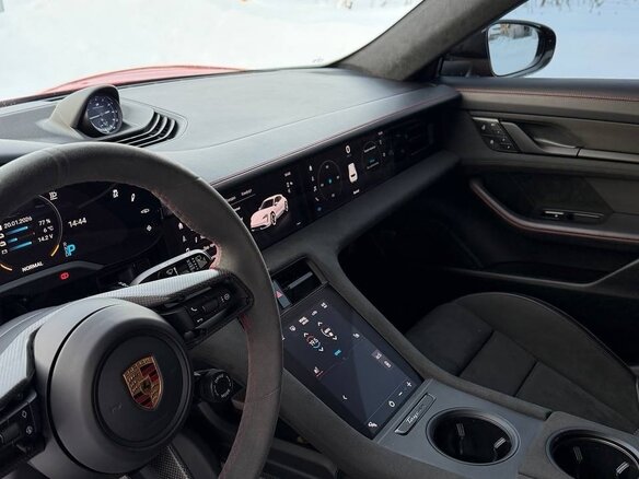 2022 Porsche Taycan GTS Sport Turismo I, красный, 11990000 рублей - вид 8