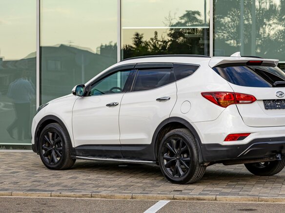 2017 Hyundai Santa Fe III Рестайлинг, белый, 1855000 рублей - вид 8