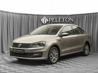 2016 Volkswagen Polo V Рестайлинг, бежевый, 1375000 рублей, вид 1